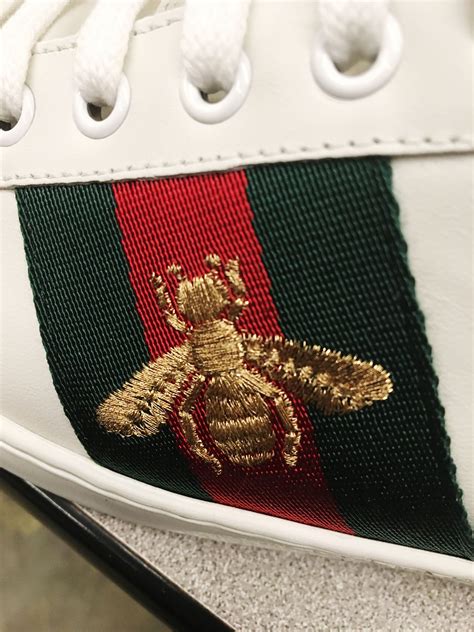 gucci ace bee red|gucci ace sneakers bee review.